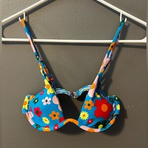 Extra Small Shein Bikini Swimsuit top, multi-color, blue